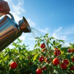 Jak podlewać pomidory w gruncie – jak podlewać w upalne dni