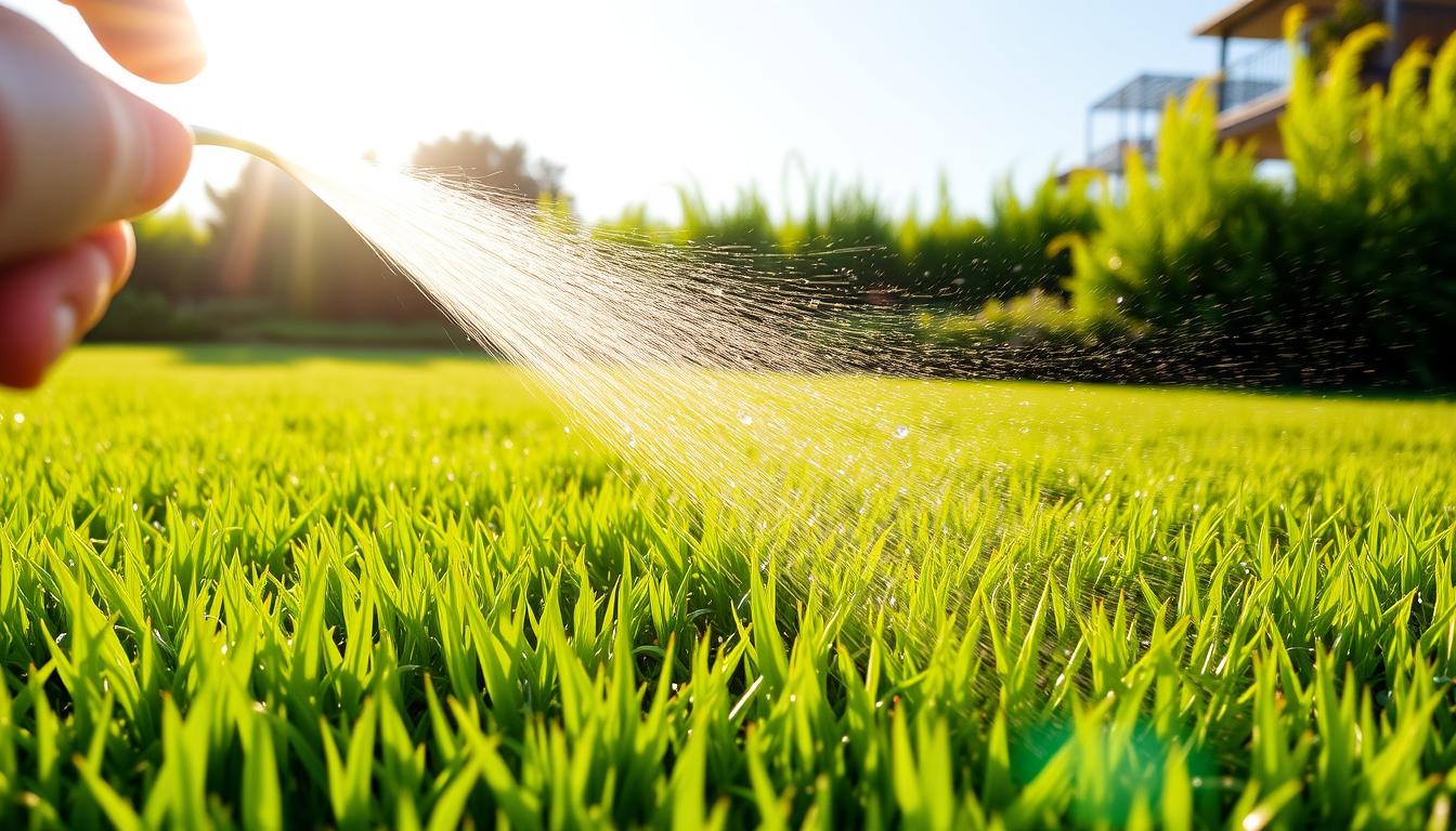 Jak podlewać trawnik