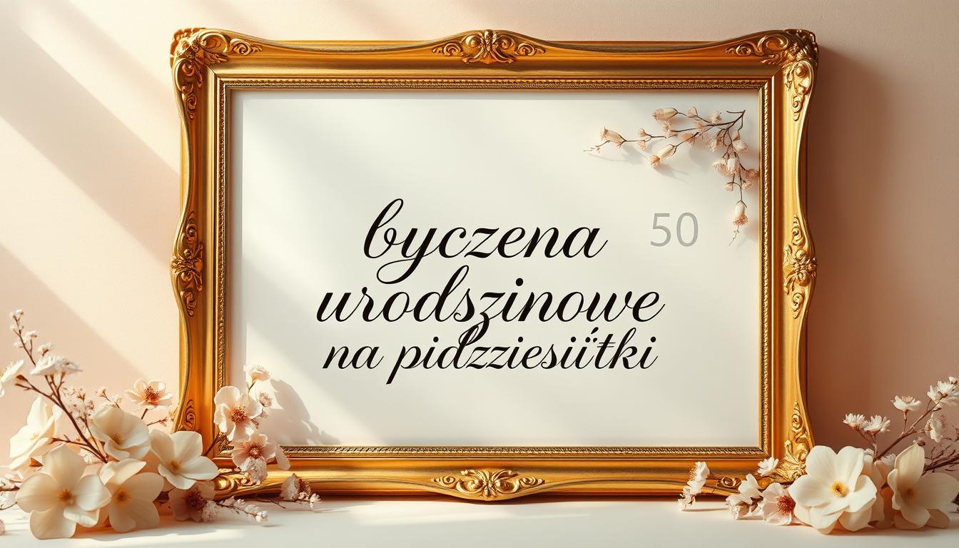 Życzenia urodzinowe na 50 urodziny